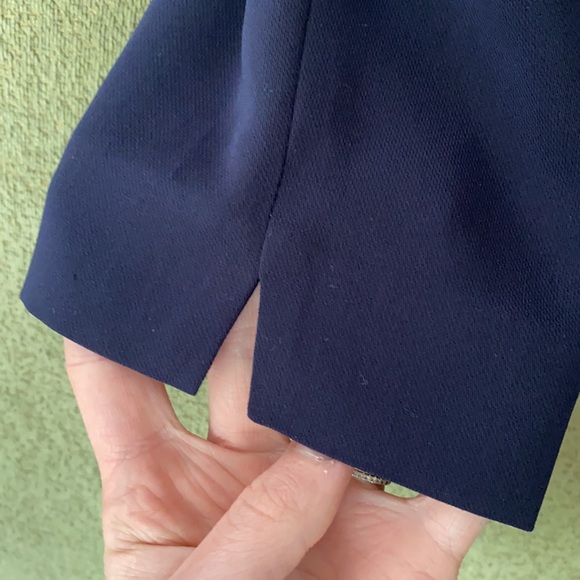 Navy JCrew Jaime ankle pant with elastic waist - Picture 6 of 6